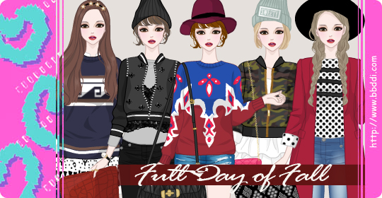 full day of fall 옷입히기 게임