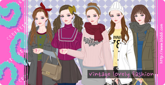 Vintage Lovely Fashion 옷입히기 게임