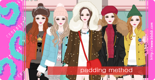 Padding Method 옷입히기 게임