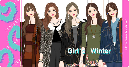 Girl's winter 옷입히기 게임