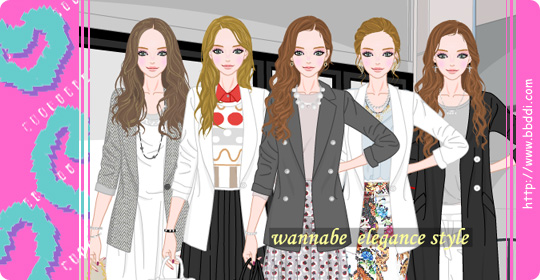 Wannabe  Elegance Style 옷입히기 게임