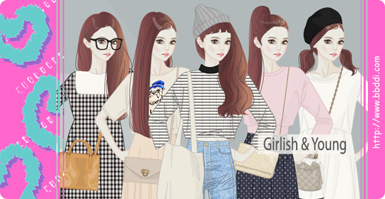 Girlish & Young 옷입히기 게임