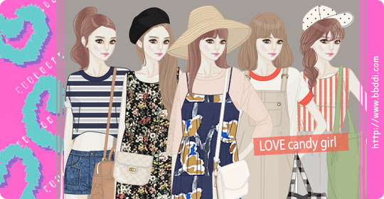 LOVE Candy Girl 옷입히기 게임