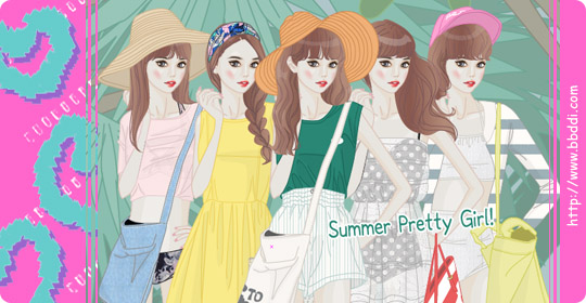 Summer Pretty Girl 옷입히기 게임