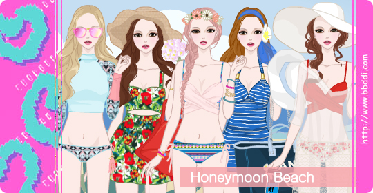 Honeymoon Beach 옷입히기 게임