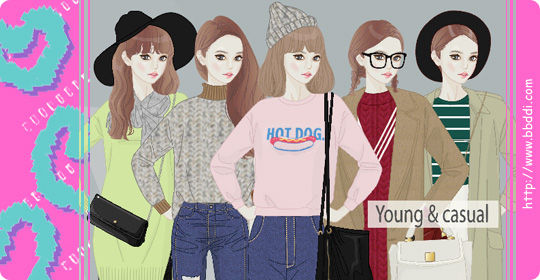 Young & Casual 옷입히기 게임