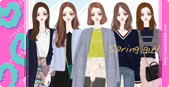 Spring Girl 옷입히기 게임