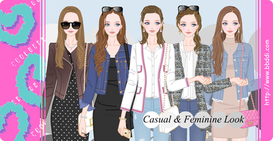 Casual & Feminine Look 옷입히기 게임