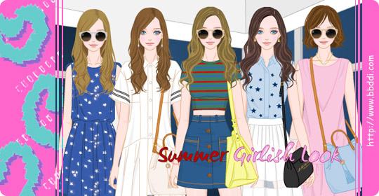Summer Girlish Look 옷입히기 게임