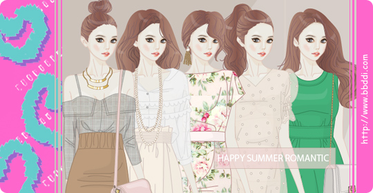 HAPPY SUMMER ROMANTIC 옷입히기 게임