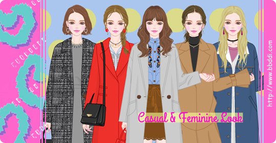 Casual & Feminine Look 옷입히기 게임