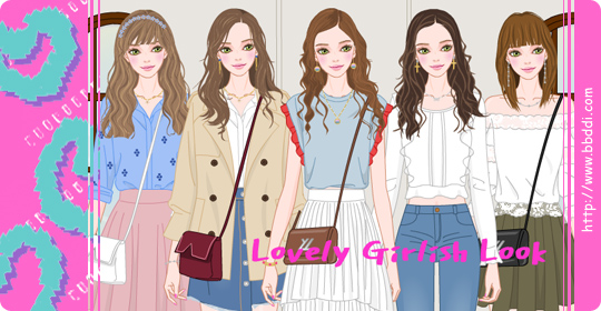 Lovely Girlish Look 옷입히기 게임