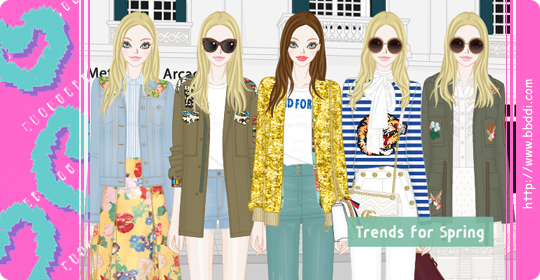 Trends for Spring 옷입히기 게임