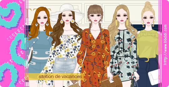 station de vacances 옷입히기 게임