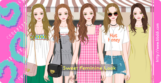 Sweet Feminine Look 옷입히기 게임