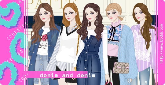 Denim and Denim 옷입히기 게임