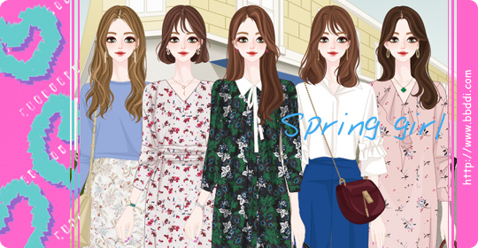 Spring Girl 옷입히기 게임