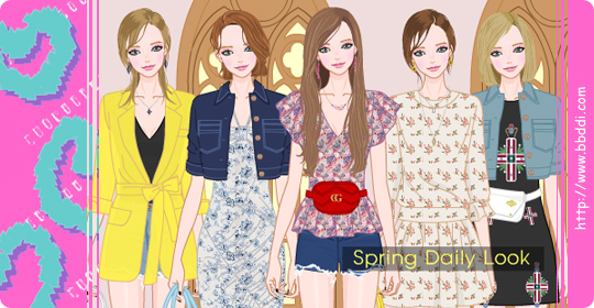 Spring Daily Look 옷입히기 게임