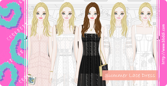 Summer Lace Dress 옷입히기 게임