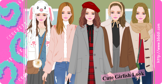 Cute Girlish Look 옷입히기 게임