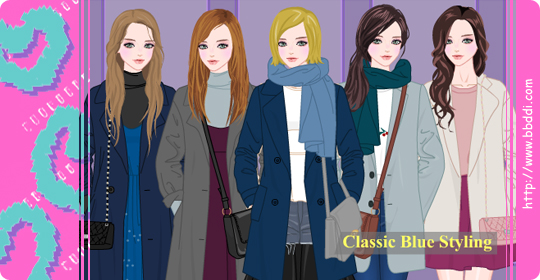 Classic Blue Styling 옷입히기 게임
