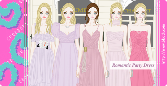 Romantic Party Dress 옷입히기 게임