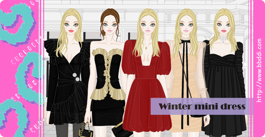 Winter Mini Dress 옷입히기 게임