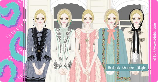 British Queen Style 옷입히기 게임