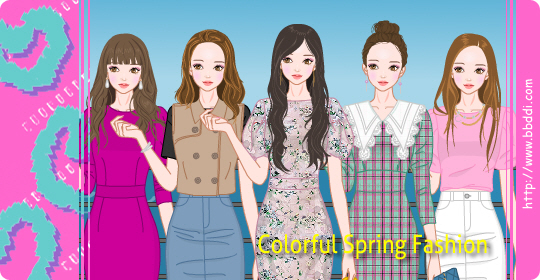 Colorful Spring Fashion 옷입히기 게임