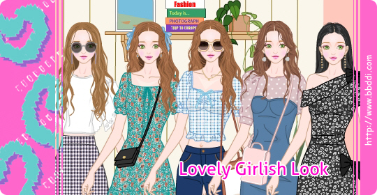 Lovely Girlish Look 옷입히기 게임