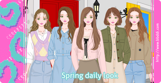 Spring Daily Look 옷입히기 게임
