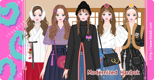 Modernized Hanbok 옷입히기 게임