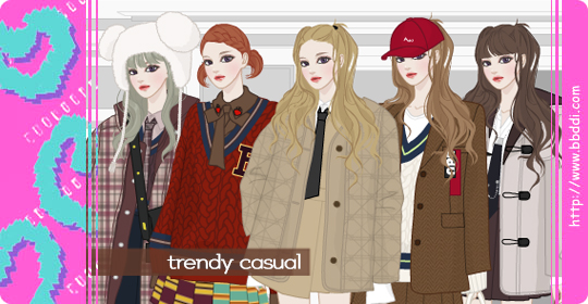 Trendy Casual 옷입히기 게임