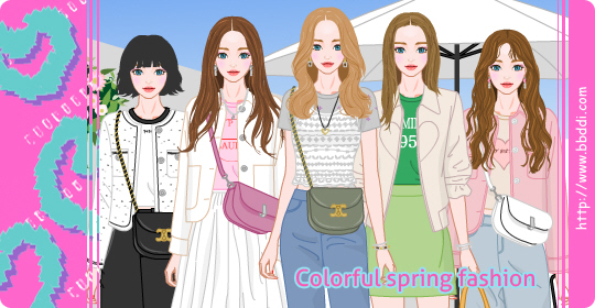 2023 Colorful Spring Fashion 옷입히기 게임