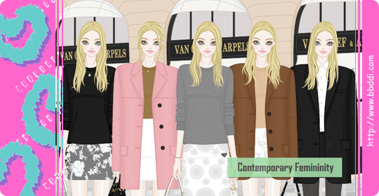 Contemporary Femininity 옷입히기 게임