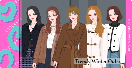 Trendy Winter Outer 옷입히기 게임