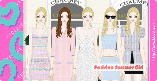 Parisian Summer Girl 옷입히기 게임