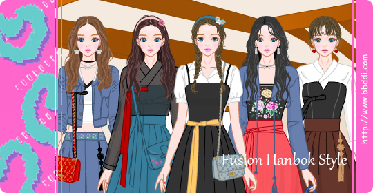 Fusion Hanbok Style 옷입히기 게임
