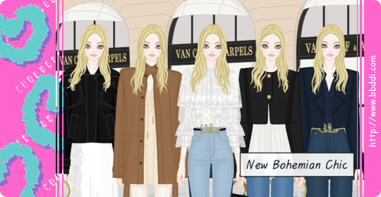 New Bohemian Chic 옷입히기 게임
