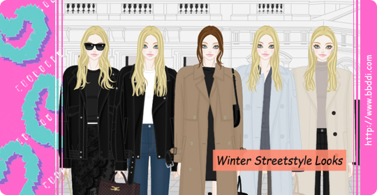Winter Streetstyle Looks 옷입히기 게임