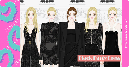 Black Party Dress 옷입히기 게임