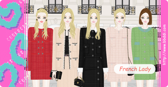 French Lady 옷입히기 게임