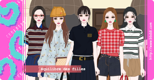 équilibre des filles 옷입히기 게임
