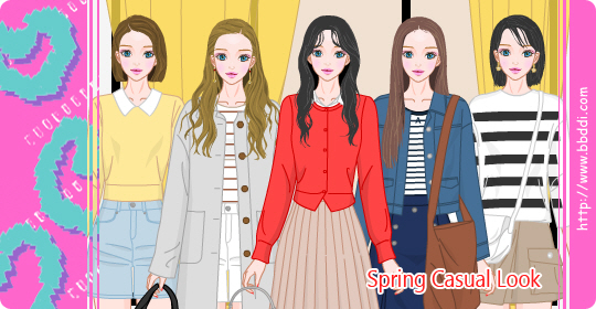 Spring Casual Look 옷입히기 게임