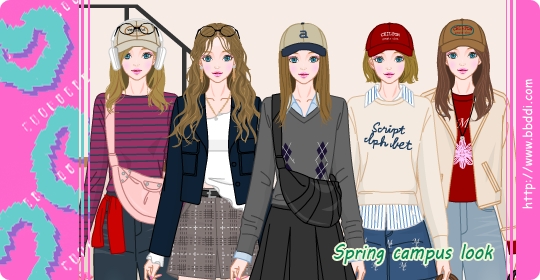 Spring Campus Look 옷입히기 게임