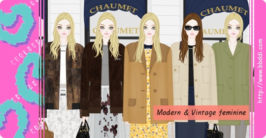 Modern & Vintage feminine 옷입히기 게임