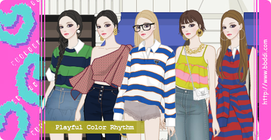 Playful Color Rhythm 옷입히기 게임