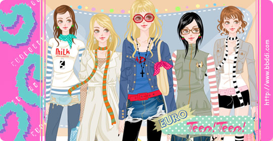 EURO Teen!Teen! 옷입히기 게임