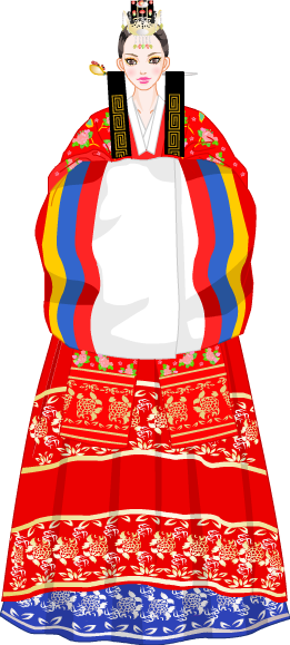 조선시대 궁중의상 model1