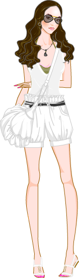 Lovely in White model4